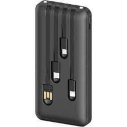 Power Bank Mobile 1Hora 10.5W Max 10000Mah - Gar148 Black